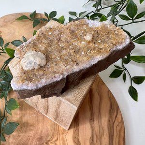 Genuine Raw Citrine Crystal - Abundance Energy Stone -